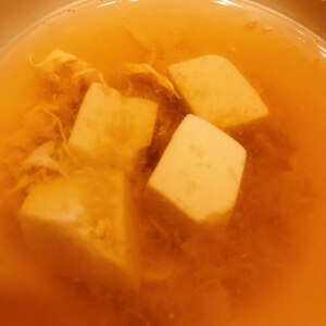 ふわトロ☆豆腐と卵の味噌汁
